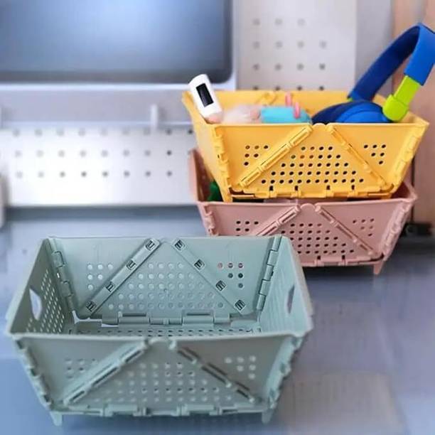 Calldrishe 10 L Multicolor Laundry Stool/Storage