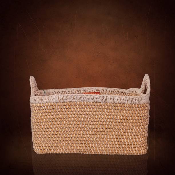 Bamboo Story 25 L Beige Laundry Stool/Storage