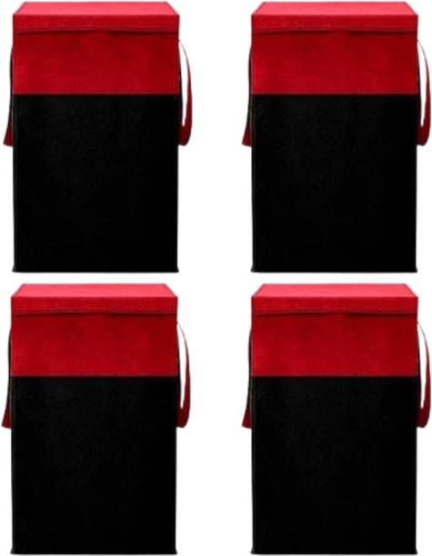 UMARENTERPRISES 75 L Red Laundry Stool/Storage
