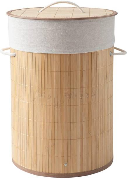 HOKiPO 57 L Brown Laundry Basket