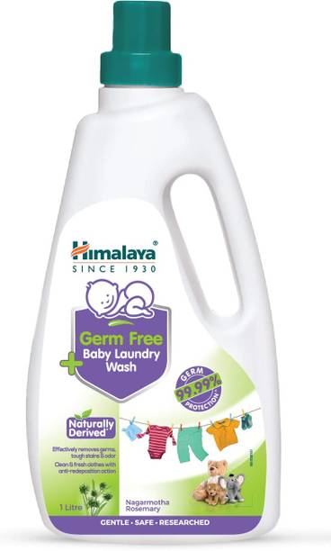 HIMALAYA Germ Free Baby Laundry Wash 1 L (Bottle) | Naturally derived Cleansing Agents
