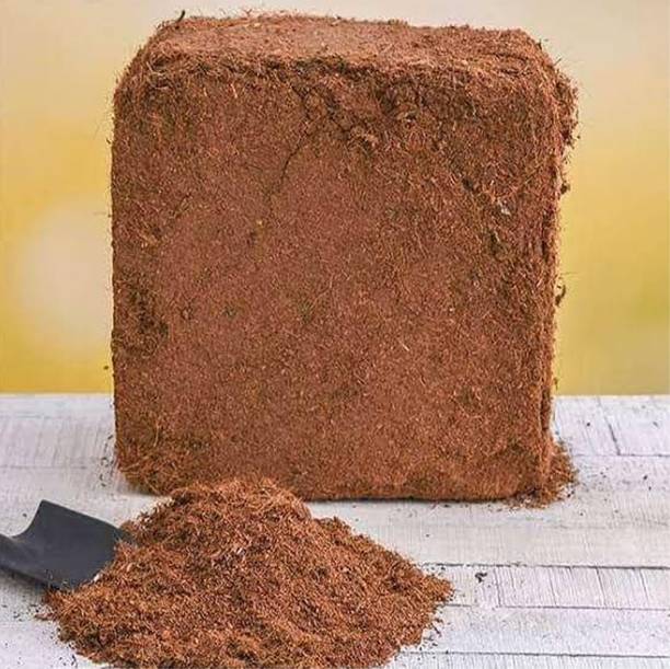 Ecomology Cocopeat Block 1 Kg-Expand Upto 5Kg of Cocopeat Powder,100% Natural Plant Manure Manure