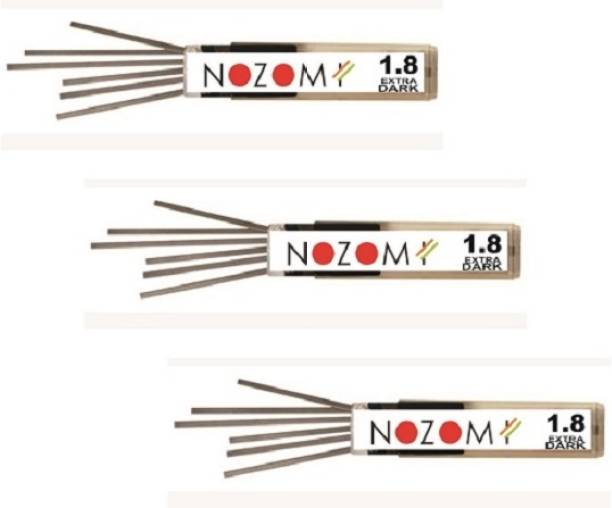 NOZOMI Flat Lead 1.8 mm for Draft Drawing, Art Sketching/ Calligraphy/Marking 1.8 mm Lead Pointer