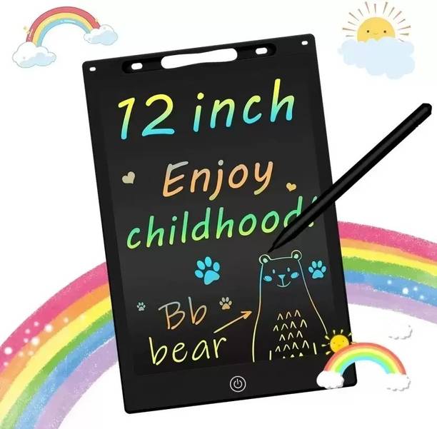 GoodsNet 12inch LCD Writing Pad ,Writing Tablet Erasable & Rechargeable for Kids Adults