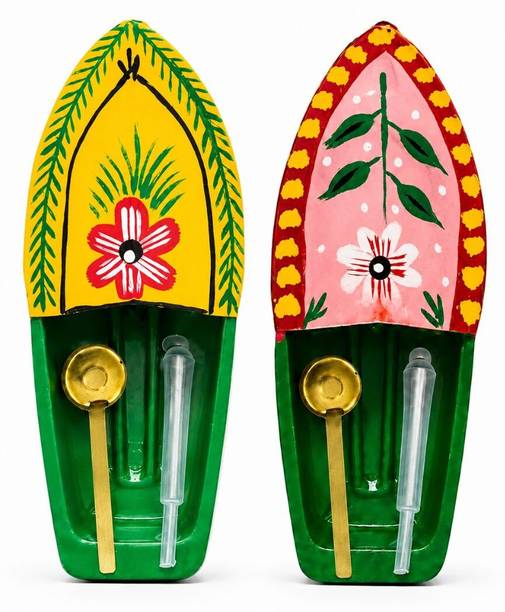 Toys cartel Hand Painted Steam Boat Toy | Pop Pop Water Boat Kit with Candle & Dropper