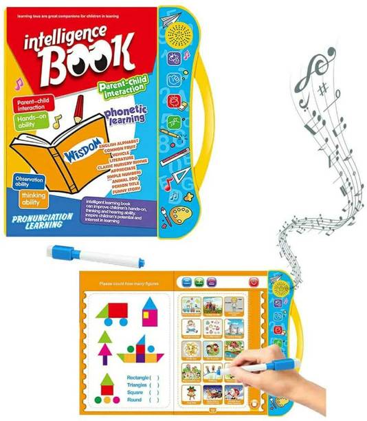 Kidzfun Educational Learning Book for 3+ Kids, Boys, Toddlers (Intelligence Book)