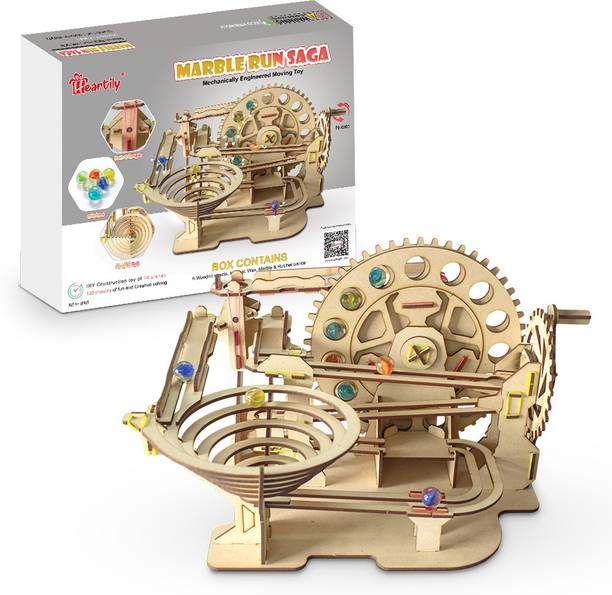 Heartily MARBLE RUN SAGA STEM Educational DIY Fun Toys, Learn Science Engineering Project