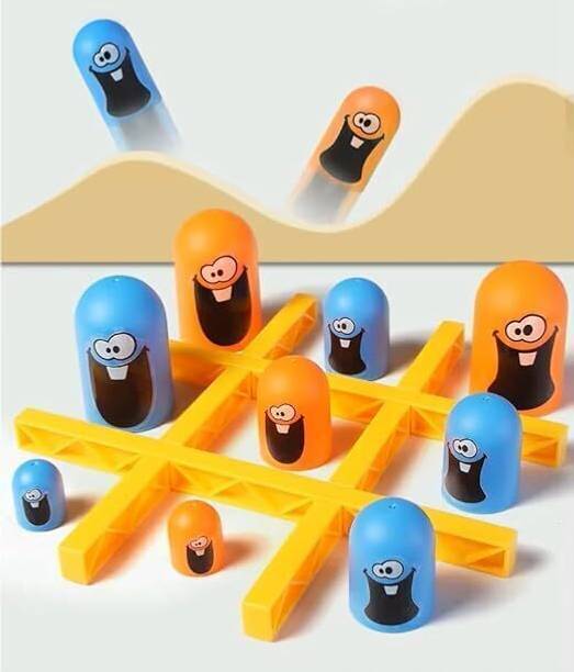 CountryLink 3D Gobble Game Engaging Strategy Gobblet Gobbler Board Game, Learning