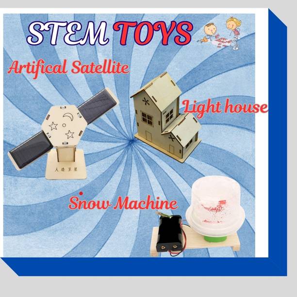 TATV QALAA Set of 3 STEM Projects Educational Learning Toy for Kids