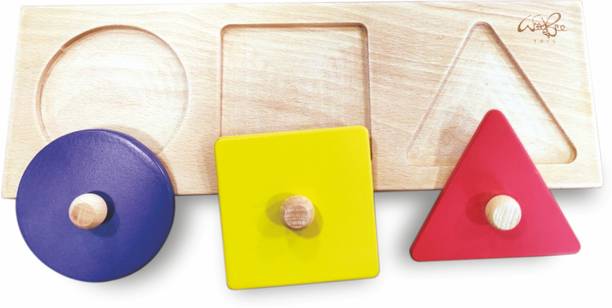 WoodBee Toys Montessori Shapes Board