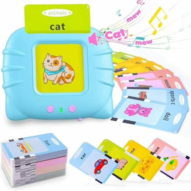 FASHIONYOURSTYLE Flash Cards Learning Machine Musical Early Educational Re-Chargeable Toy