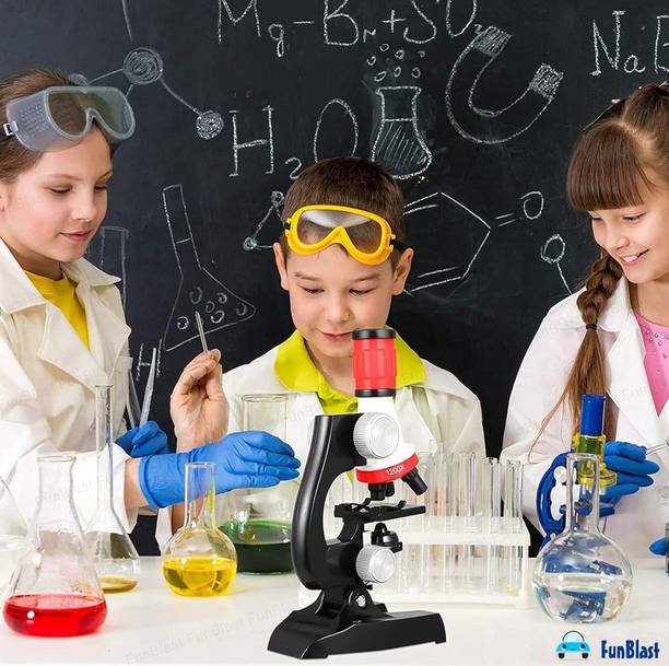 Zuuluzrs Science Microscope Educational Toy Microscope for Kids New Hey