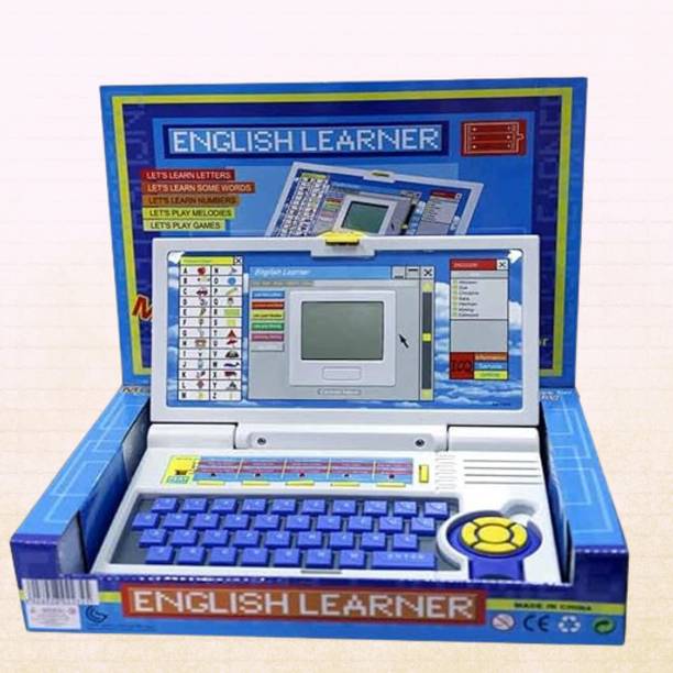 JR CLUB Laptop for 3 Years Old Learn Alphabet, Games, Mathematics, Music, Memory Tool