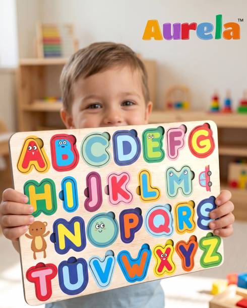 Aurela Wooden Alphabet Puzzles