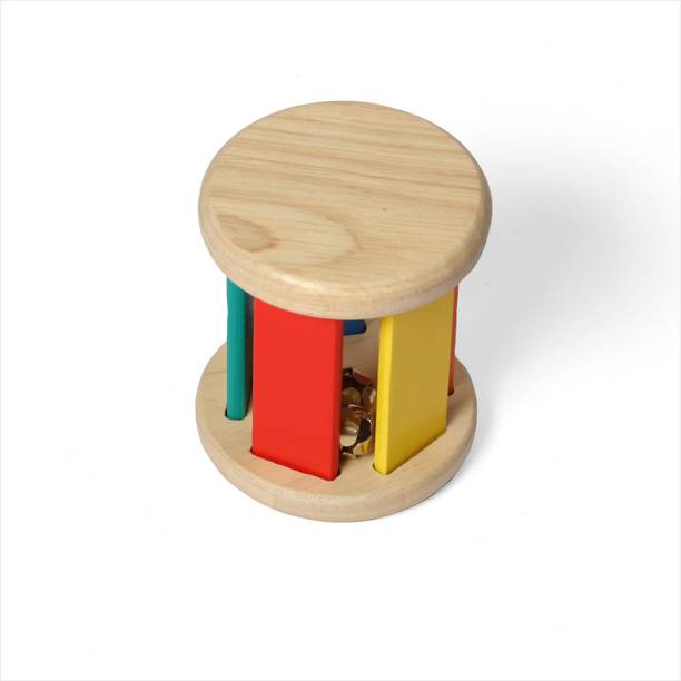 dbebe Wooden Colorful Roller Rattle