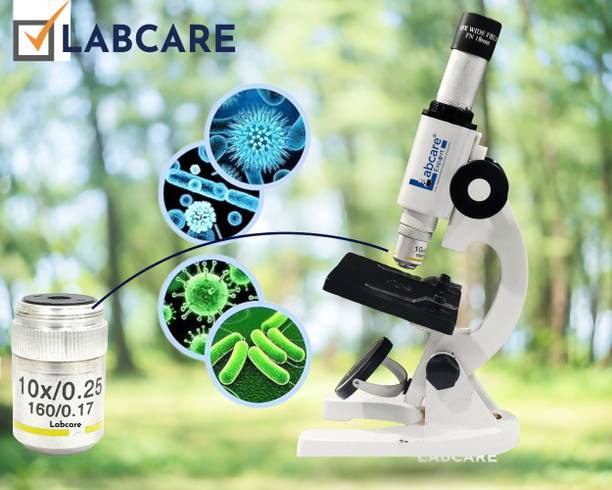 labcare 100X -150X Kids Students Microscope with 55 Slides kit Child microscope
