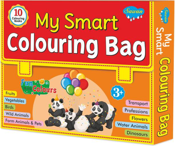 My First Colouring Set | Colouring Books For Children| Colouring Bag Of 10 Books