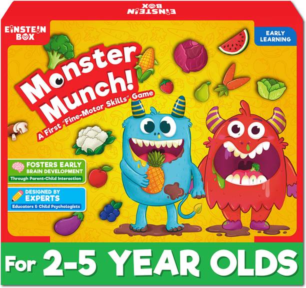 आइनस्टाइन बॉक्स Feed The Monster Game for 2-5 Years Old|Toys/Gifts for Boys/Girls Ages 2-5 Years
