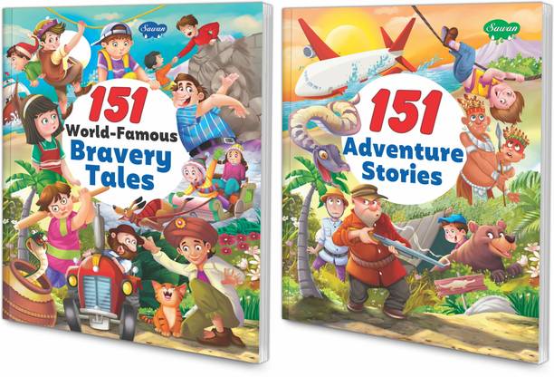 GO WOO Set Of 2 Story Books | World Famous Bravery Tales & Adventure Stories