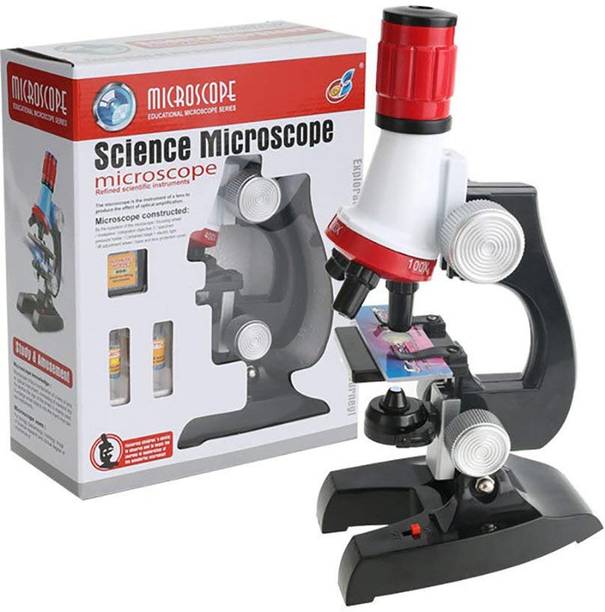 Zuuluzrs Plastic Microscope Science Kit With Slides Educational Kit 100x 400x And 1200x