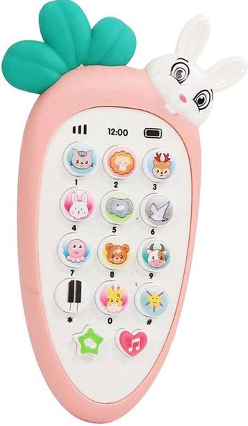 RPC99 Rabbit face mobile phone for kids with 20 Musical Songs Animal Sound for Kids