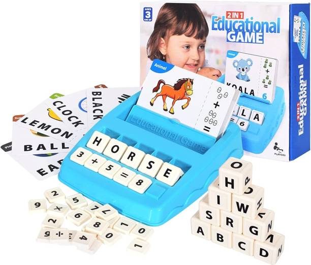 Skaleups English and Math's Matching Letter Game, Toys and Gifts for Boys & Girls