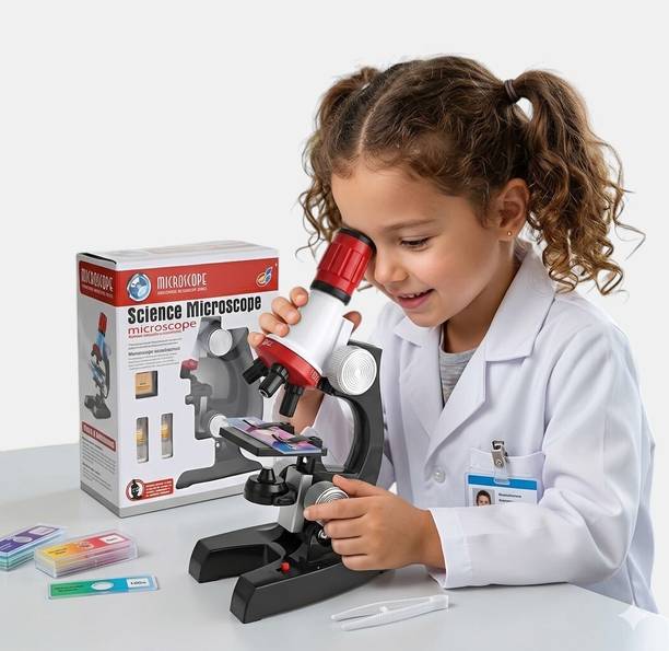 Maa Momai Toys STEM Learning Microscope Toy Kit for Children
