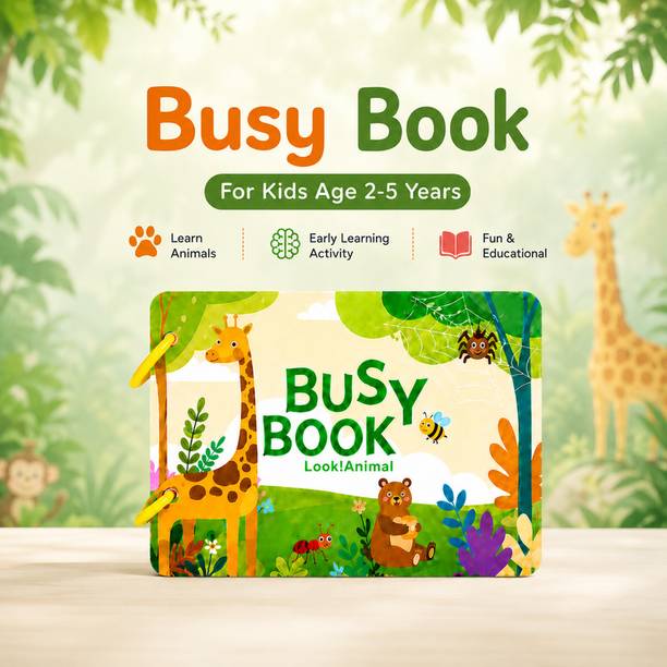 Mlicage Busy Book Look Animal 52