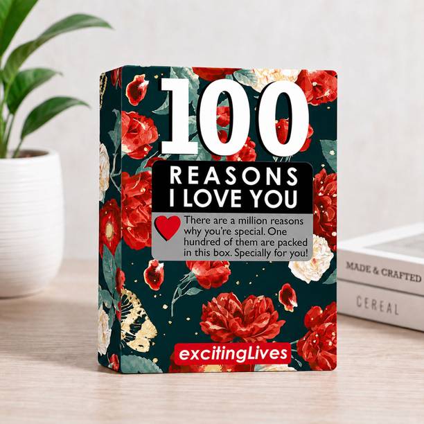 Exciting Lives Hundred Reason I Love You Card Box