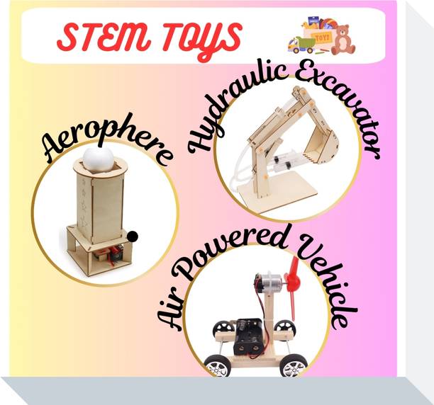 TATV QALAA Set of 4 STEM Project Educational Learning Toys for Kids (6-12yrs)-Working Model