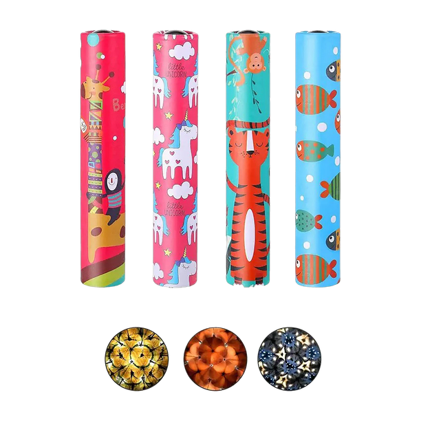 Webby Kaleidoscope Magical Educational Science Toy, 4 Pieces