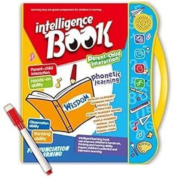 Mogli Toys Intelligence Study Book for Children, English Letters & Words Learning Book