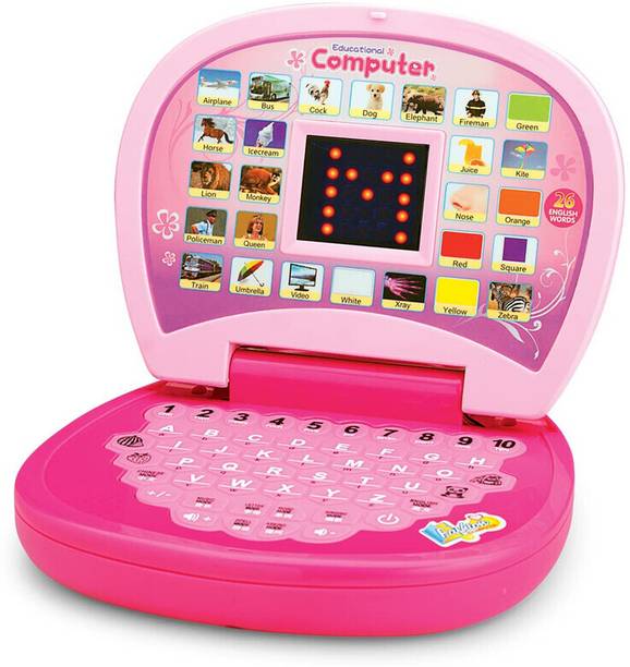 Happy bive Battery Operated Educational Learning Laptop Toy with LED Display and Music 04