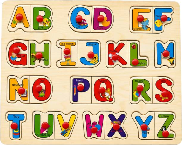ALORNOR Educational Alphabet Wooden-252