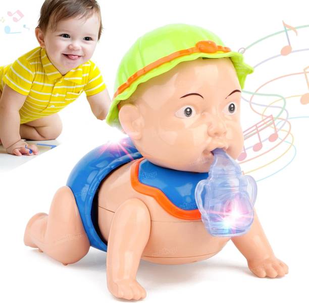KOBBET Crawling Baby Musical Toys for Kids Baby Toys for Light & Sound Toy Return gift