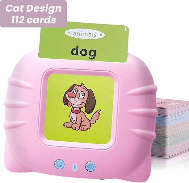 Nafhotoz Kids Learning Toy with Flash Cards – Real Voice Sound Machine-28