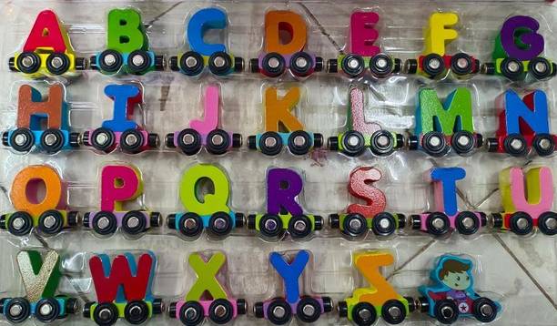Bestie Toys Digital Magnetic Alphabet Train Toys,