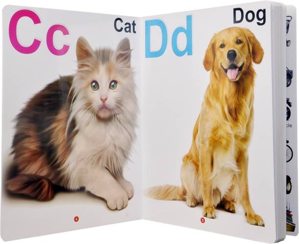 GoodsNet My First Board Book Of Alphabet Single Picture Nursery Board Book Of Children