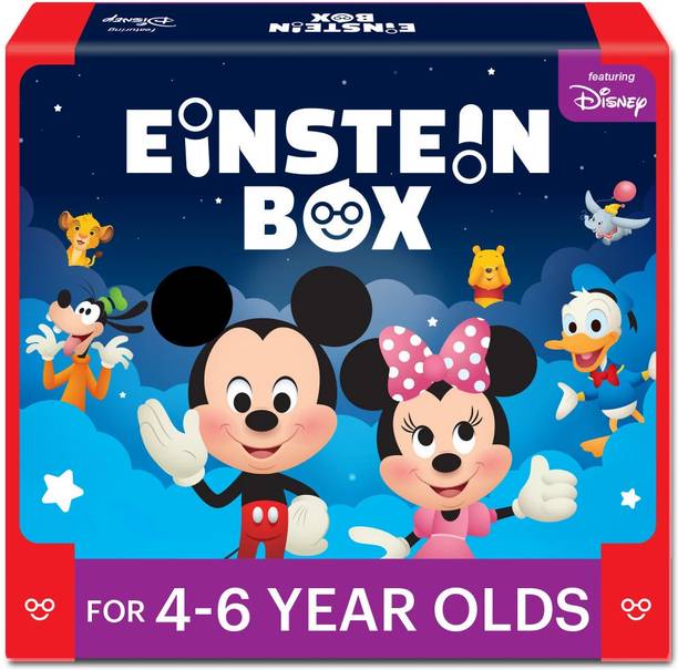 Einstein Box 4, 5 and 6 Year Old Baby Boys and Girls, Learning and Educational Gift Pack of Toys, Games and Books (Multicolor)