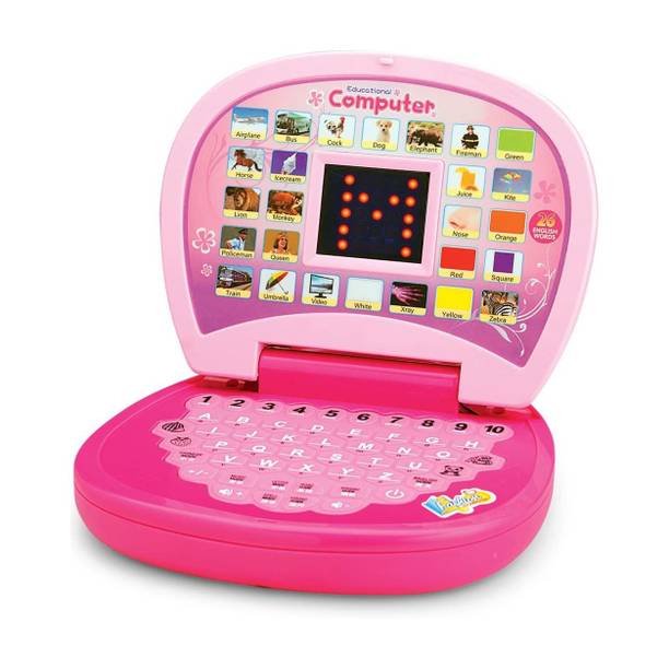 Pulsbery Educational Learning Kids Laptop With LED Display & Music WWR - 16 (Multicolor)