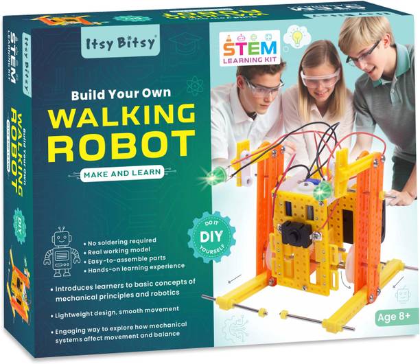 ITSY Bitsy DIY STEM Learning Kit Build Your Own Walking Robot 1 Box