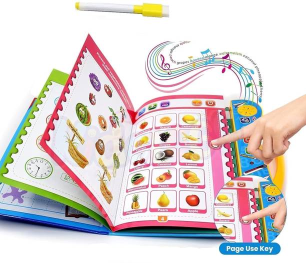 GRAYSEE Toys Interactive Intelligent Children Book Phonetic Learning Book Sound Toy