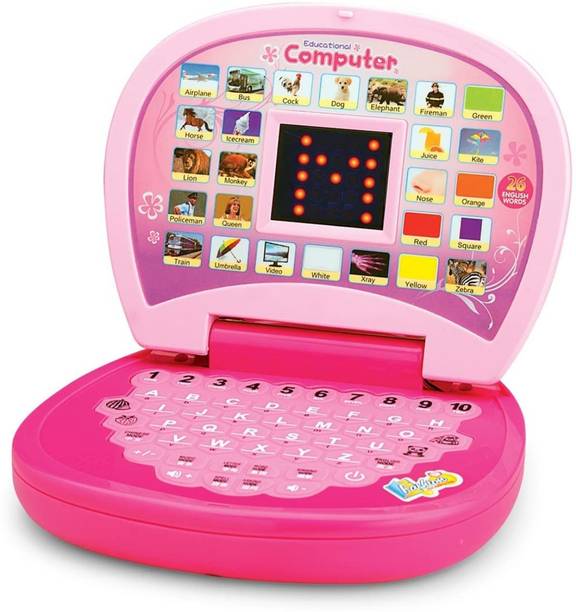 UB Toys Educational Learning Laptop Toy with LED Display and Music Effect