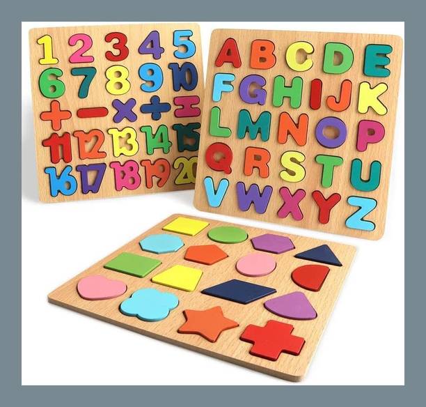 VHD Kids Wooden Puzzle Combo Set AWP1426