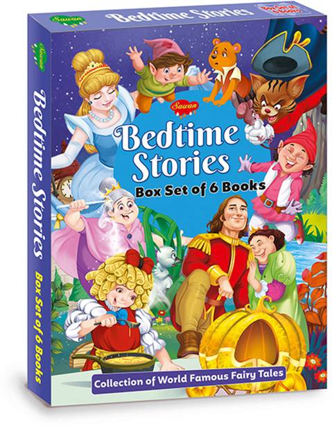 Bedtime Stories Box Set | Collection Of World Famous Fairy Tales | Set Of 6 Books | Fairy Tales Box