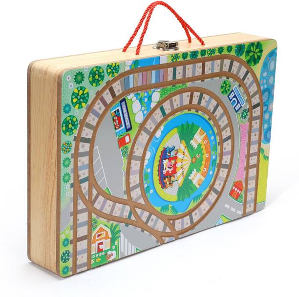 WUDLY Train Track Building Block Box Set