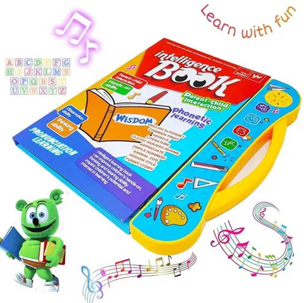 BloomiFy Intelligence Book Musical English Educational Learning Book For 3 + Year Kids
