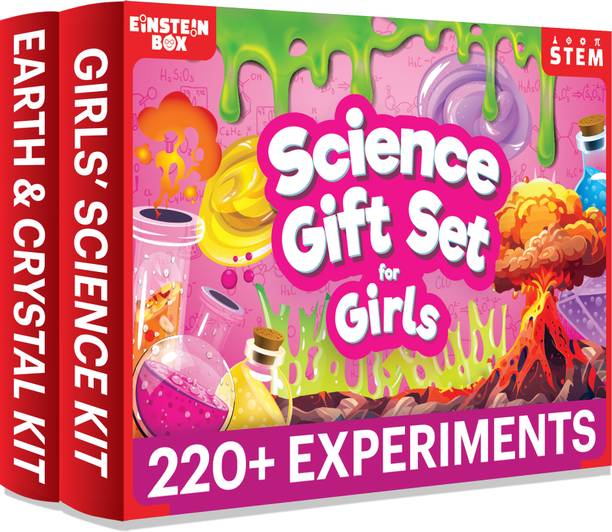 आइनस्टाइन बॉक्स Science Gift Set for Girls Ages 6 -14 Years|2-in-1 Learning Set |
