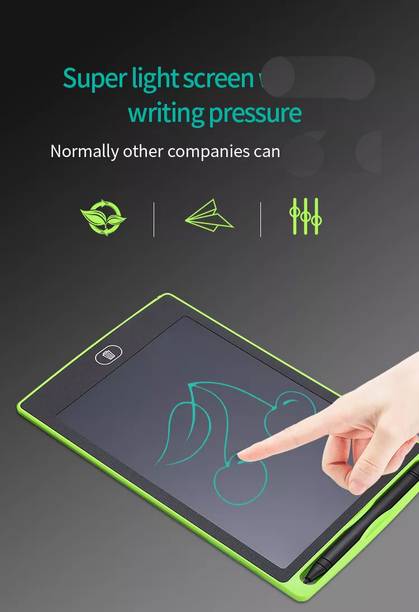 ARVANA LCD Writing Tablet Paperless Handwriting Pad for Kids RuffPad Slate Stylus Pen LCD Writing Pad Board Slate Drawing Tablet Digital Notepad +Pencil Pouch 8.5 x 7 inch Graphics Tablet Connectivity - Wireless