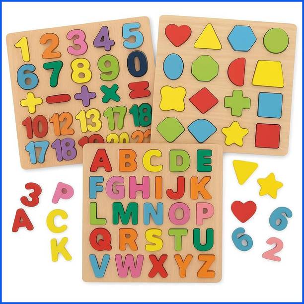 VHD Kids Wooden Puzzle Combo Set AWP1016